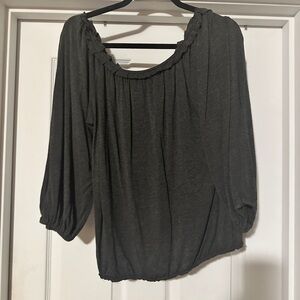 COPY - GREY L TOP CAN BE WORN OFF SHOULDER OR NOT 60